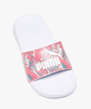 Mules piscine à bandeau avec imprimé estival Popcat 20 - Puma vue5 - PUMA - GEMO