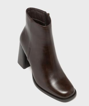 Boots à talon haut femme - FOLLOW ME vue5 - FOLLOW ME - GEMO