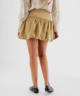 Jupe courte et fluide forme boule femme vue4 - GEMO(FEMME PAP) - GEMO
