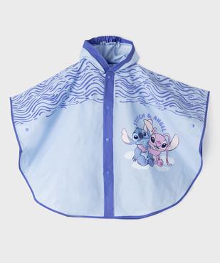 Cape imperméable avec motif Stitch et Angel fille - Disney vue1 - LILO & STITCH - GEMO