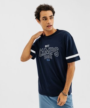 Pyjashort bicolore homme - Camps United vue2 - CAMPS - GEMO
