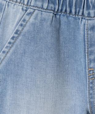 Jean large avec taille élastique bébé garçon vue2 - GEMO(BEBE DEBT) - GEMO