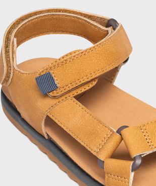 Sandales à scratch unies garçon - 5 Miles vue6 - 5 MILES - GEMO