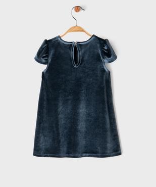 Robe de cérémonie en velours bébé fille vue3 - GEMO(BEBE DEBT) - GEMO
