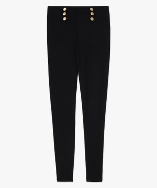 Leggings femme avec boutons fantaisie à la taille vue4 - GEMO(FEMME PAP) - GEMO