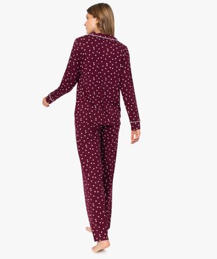 Pyjama femme deux pièces : chemise et pantalon vue3 - GEMO(HOMWR FEM) - GEMO
