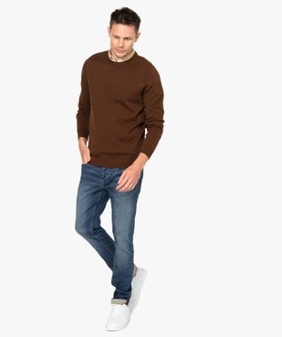 Jean homme coupe slim extensible vue5 - GEMO (HOMME) - GEMO