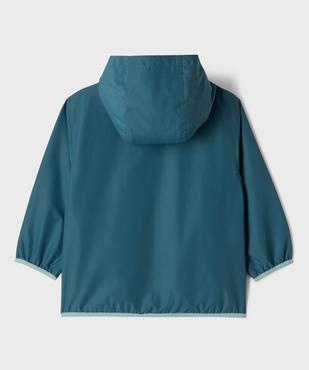 Blouson imperméable léger à capuche garçon vue4 - GEMO (ENFANT) - GEMO