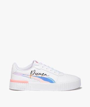 Baskets fille unies avec détail métallisé - Puma vue1 - PUMA - GEMO