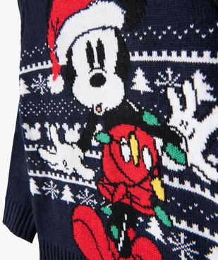 Pull de Noël garçon avec motif Mickey - Disney vue3 - DISNEY DTR - GEMO