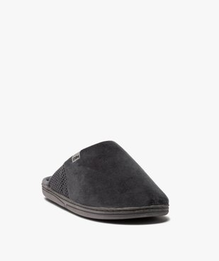 Chaussons homme mules en velours - Dim vue2 - DIM - GEMO