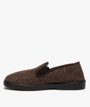 Chaussons homme dessus en tissu à chevrons vue3 - THERITEX - Nikesneakers