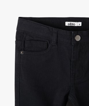 Pantalon garçon uni coupe Slim extensible  vue3 - GEMO (ENFANT) - GEMO