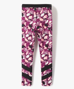 Leggings fille pour le sport avec ceinture élastiquée vue3 - GEMO (ENFANT) - GEMO