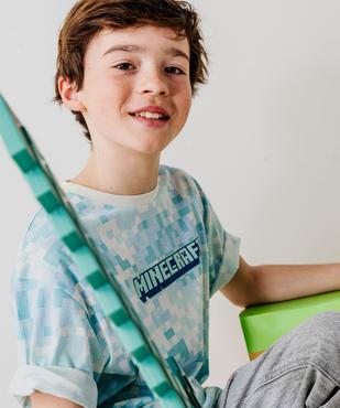 Tee-shirt manches courtes imprimé garçon - Minecraft vue7 - MINECRAFT - GEMO