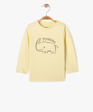 T-shirt Manches Longues Bébé Garçon/Fille - Motif Animal, Doux Et Respirant - Pour Printemps/Été