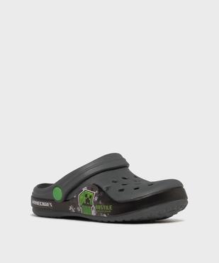 Sabots souples à tige ajouré garçon - Minecraft vue2 - MINECRAFT - GEMO