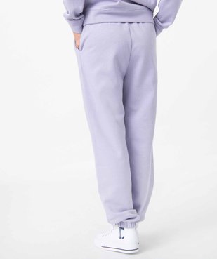 Pantalon de jogging femme avec intérieur molletonné vue3 - GEMO(FEMME PAP) - GEMO