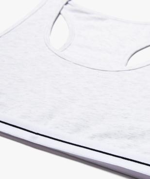 Brassière avec dos nageur fille vue2 - GEMO 4G FILLE - GEMO