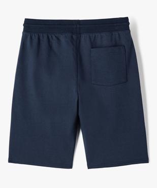 Bermuda en maille à taille élastiquée garçon vue4 - GEMO (JUNIOR) - GEMO