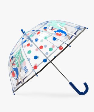 Parapluie enfant transparent imprimé Dinosaure vue1 - GEMO - GEMO
