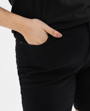 Bermuda à revers en coton stretch femme grande taille vue10 - GEMO 4G GT - GEMO