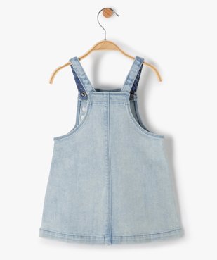 Robe bébé fille délavée coupe salopette - LuluCastagnette vue3 - LULUCASTAGNETTE - GEMO