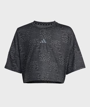 Tee-shirt manches courtes à motif léopard fille - Adidas vue1 - ADIDAS - GEMO