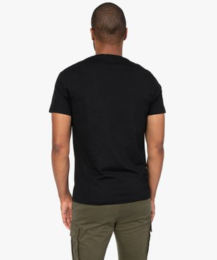 Tee-shirt homme à manches courtes et motif squelettes vue3 - GEMO (HOMME) - GEMO