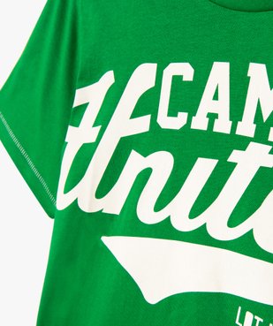 Tee-shirt garçon avec inscription XXL - Camps United vue3 - CAMPS UNITED - GEMO