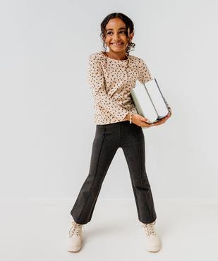 Tee-shirt manches longues imprimé fille vue5 - GEMO 4G FILLE - GEMO