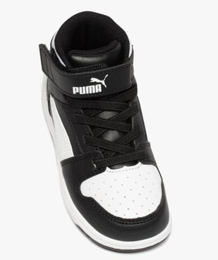 Baskets garçon semi-montantes bicolores - Puma vue5 - PUMA - GEMO