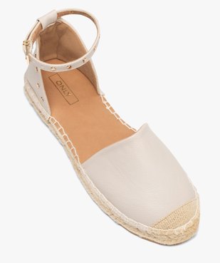 Sandales femme à bout fermé et semelle de corde Only vue5 - ONLY - GEMO
