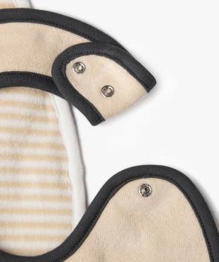 Bavoirs en éponge grand format bébé (lot de 3) vue3 - GEMO 4G BEBE - GEMO