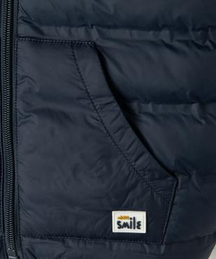 Doudoune sans manches à capuche réversible bébé garçon vue2 - GEMO 4G BEBE - GEMO