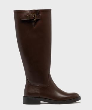 Bottes cavalières à petite boucle décorative femme - Follow Me vue1 - FOLLOW ME - GEMO