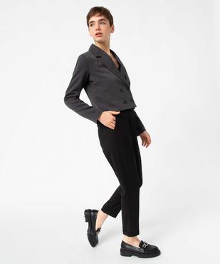 Veste femme coupe courte fermeture croisée vue5 - GEMO(FEMME PAP) - GEMO
