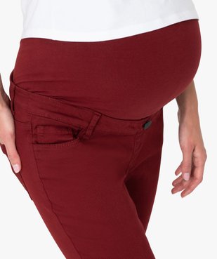 Pantalon de grossesse coupe slim avec bandeau vue2 - GEMO (MATER) - GEMO