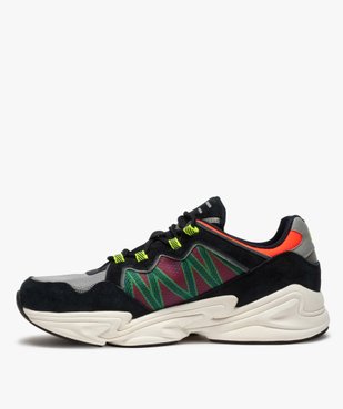 Baskets homme running détails fluo – LA Gear vue3 - L.A. GEAR - GEMO
