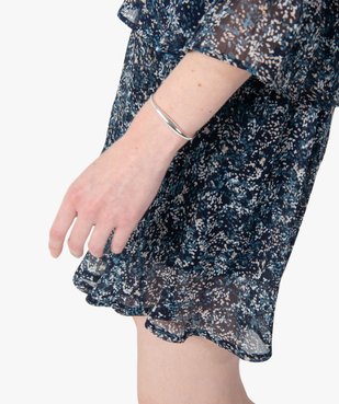 Jupe femme à motifs fleuris vue2 - GEMO(FEMME PAP) - GEMO