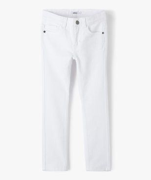 Pantalon garçon uni coupe Slim extensible vue1 - GEMO (ENFANT) - GEMO