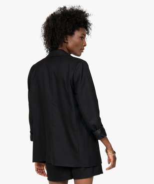 Veste femme coupe blazer vue3 - GEMO(FEMME PAP) - GEMO