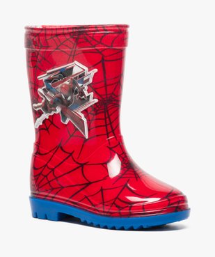 Bottes de pluie garçon à imprimé Spiderman vue2 - SPIDERMAN - GEMO