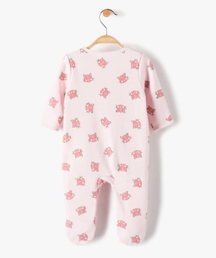 Pyjama bébé fille à motifs chats vue3 - GEMO(BB COUCHE) - GEMO