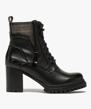 Boots femme à talon carré et semelle crantée – Tom Tailor vue1 - TOM TAILOR - GEMO