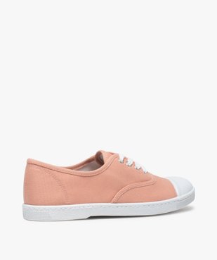 Tennis femme en toile avec lacets et bout renforcé vue4 - GEMO (SPORTSWR) - GEMO