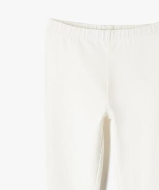 Legging long uni résistant en coton stretch fille vue3 - GEMO (ENFANT) - GEMO