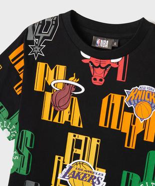 Tee-shirt manches courtes imprimé coupe oversize garçon - NBA vue2 - NBA - GEMO