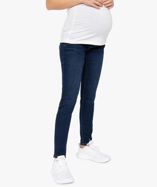 Jean de grossesse slim 4 poches avec bandeau jersey vue5 - GEMO (MATER) - GEMO