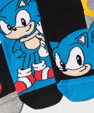 Chaussettes hautes imprimées garçon (lot de 5) - Sonic vue2 - SONIC - GEMO